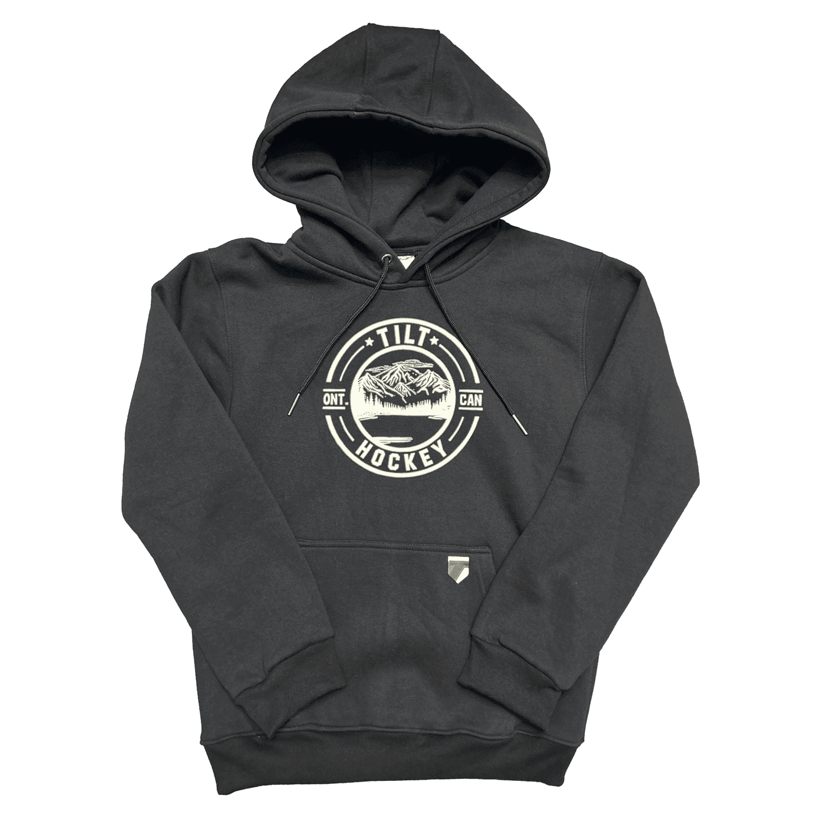 Tilt Custom Cotton/Poly Blend Hoodie — Black